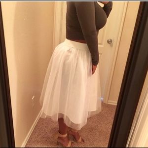 Green Long Sleeve Crop Top